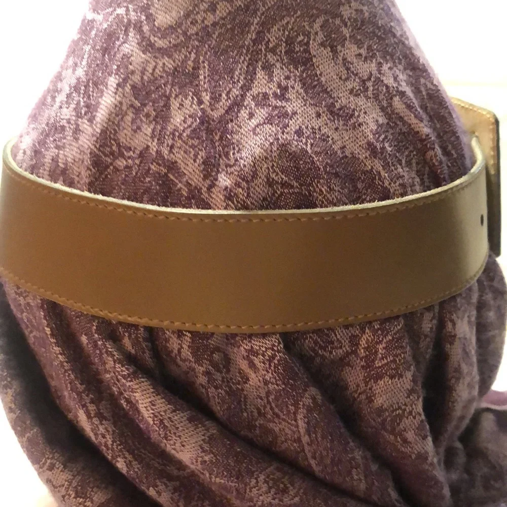 Vintage Calderon Belt Women’s Size S (25-28”/1.75”) Leather Brown 31” in length